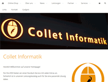 Tablet Screenshot of collet-informatik.ch